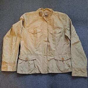 Talbots jacket size 12 kaki color
